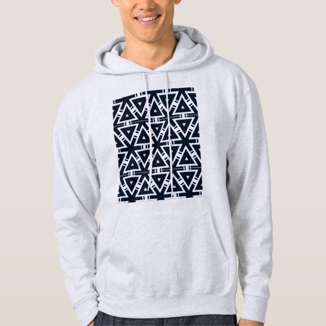 Mönster Hoodie (Framsida)