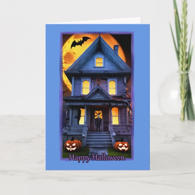 Monster House Halloween-kort Kort (Framsida)