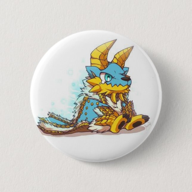 Monster Hunter Chibi zinogre Knapp (Framsida)