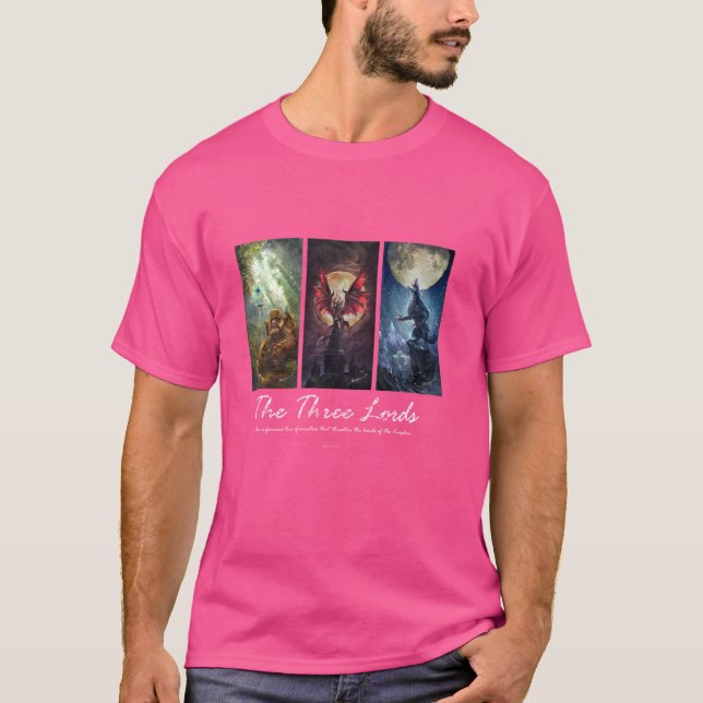 Monster Hunter Stiga upp Sunbroke de tre Lords T Shirt (Framsida)