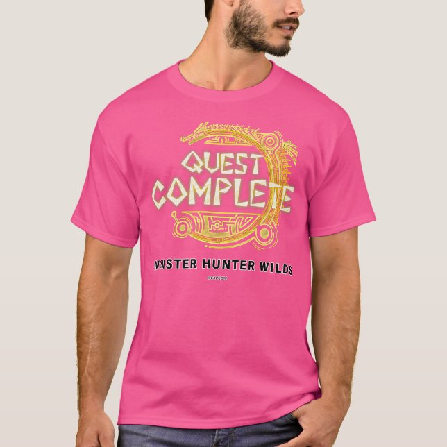 Monster Hunter Wilds Uppdrag Klar T Shirt (Framsida)