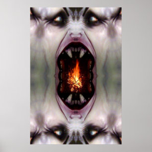 Monster i branden ställe poster