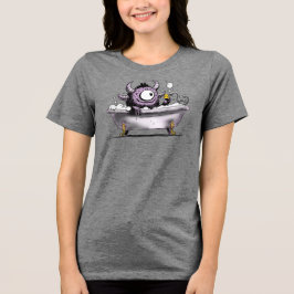 Monster i bubbelbad t shirt