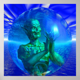 Monster i en bubbla poster