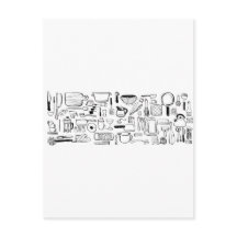 Mönster i färglöst köks