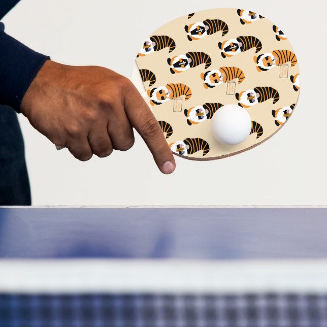 Mönster i Gnomes, Halloween Gnomes Bus eller godis Pingisracket (Insitu)