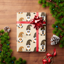 Mönster i Gnomes, Halloween Gnomes Bus eller godis Presentpapper