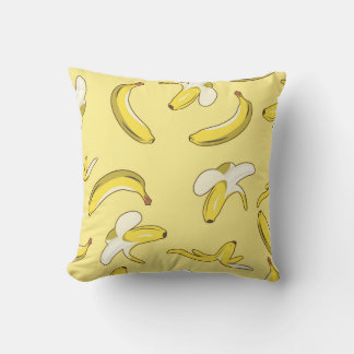 Mönster i Grönt Bananer och päron Kudde