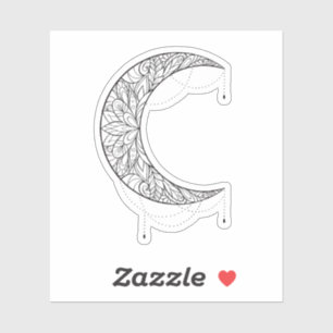 Mönster i Måne Design Klistermärken