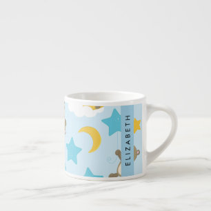 Mönster i päron, Nallar, stjärnor, ditt namn Espressomugg
