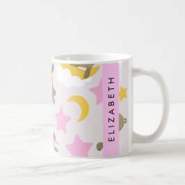 Mönster i päron, Nallar, stjärnor, ditt namn Kaffemugg