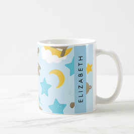 Mönster i päron, Nallar, stjärnor, ditt namn Kaffemugg