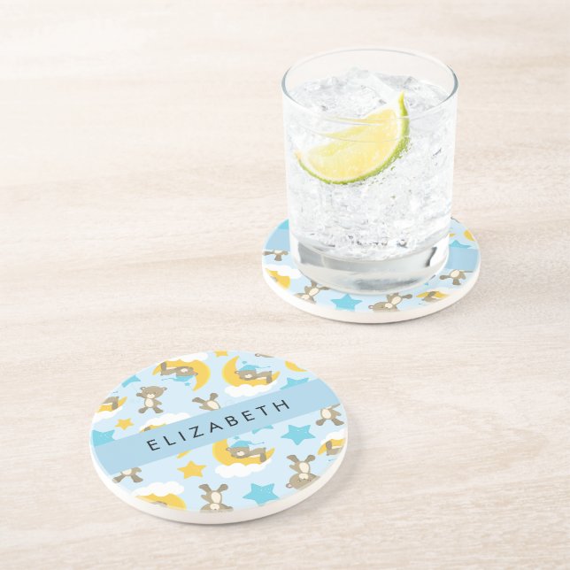 Mönster i päron, Nallar, stjärnor, ditt namn Underlägg (Sidan)