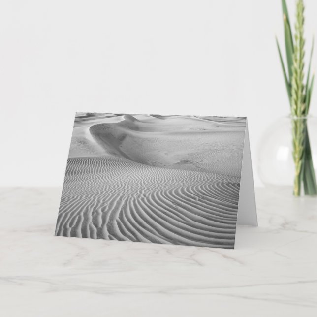 Mönster i sanddynerna kort (Framsida)