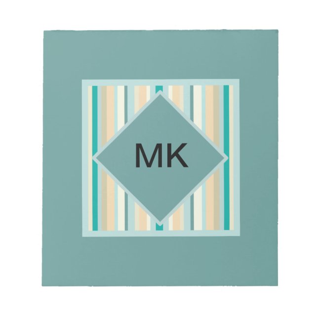 Mönster i Seashore Rand Anteckningsblock (Framsida)