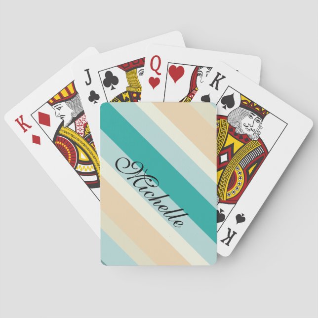 Mönster i Seashore Rand Casinokort (Baksidan)