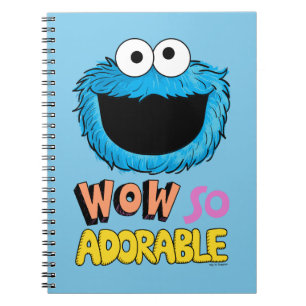 Monster i slutet av artikeln Cookie Monster Anteckningsbok