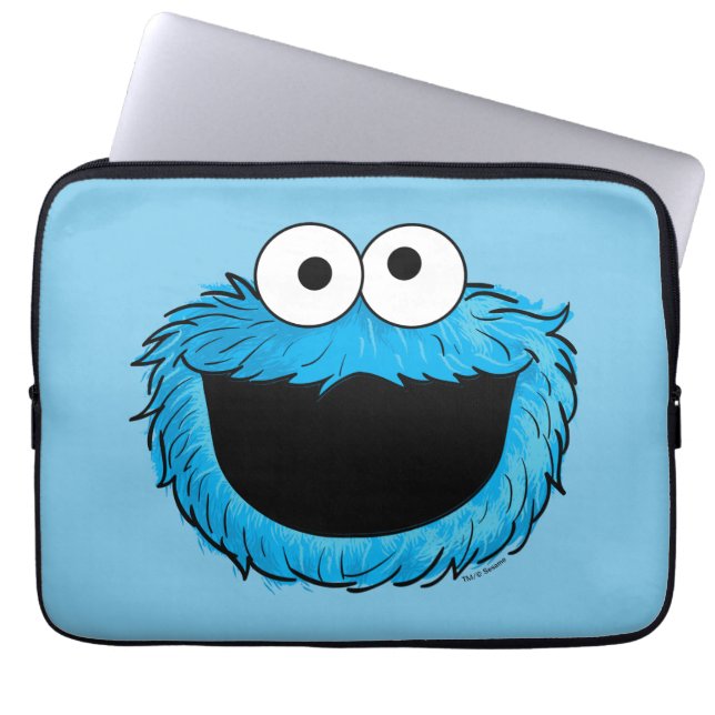 Monster i slutet av artikeln | Cookie Monster Laptop Fodral (Framsidan)