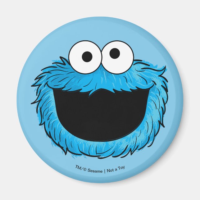 Monster i slutet av artikeln | Cookie Monster Magnet (Framsidan)
