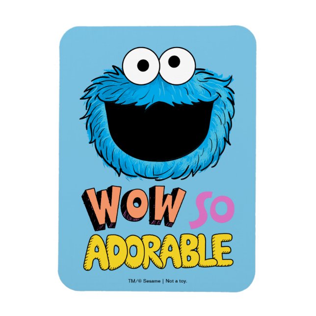 Monster i slutet av artikeln | Cookie Monster Magnet (Vertikal)