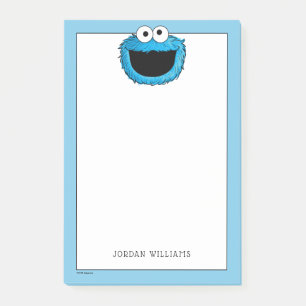 Monster i slutet av artikeln   Cookie Monster Post-it Block