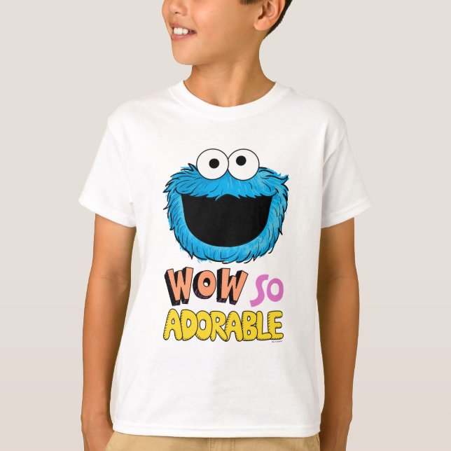 Monster i slutet av artikeln | Cookie Monster T Shirt (Framsida)