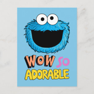 Monster i slutet av artikeln   Cookie Monster Vykort