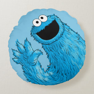 Monster i slutet av artikeln Cookie Rund Kudde