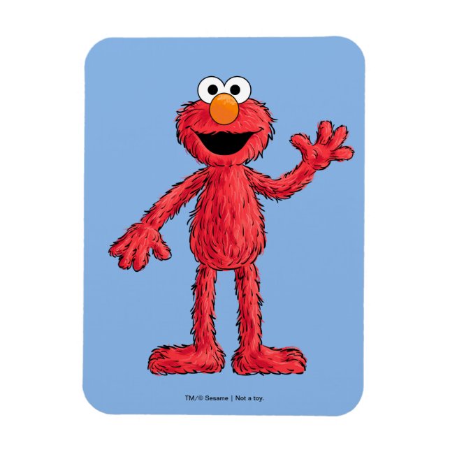 Monster i slutet av artikeln | Cutie Elmo Magnet (Vertikal)