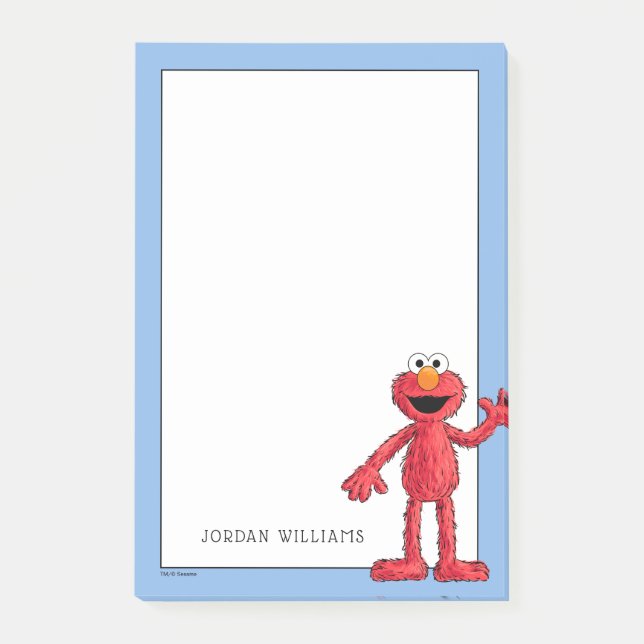 Monster i slutet av artikeln | Cutie Elmo Post-it Block (Framsida)