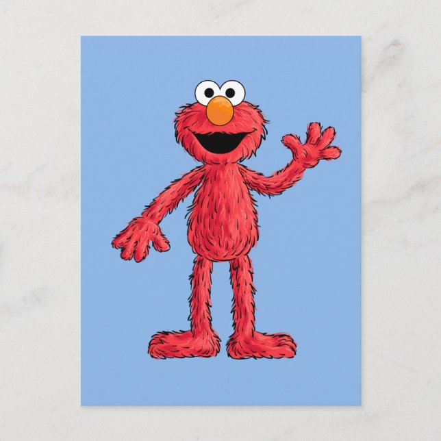 Monster i slutet av artikeln | Cutie Elmo Vykort (Framsida)