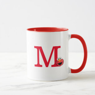 Monster i slutet av artikeln   Elmo Monogram M Mugg
