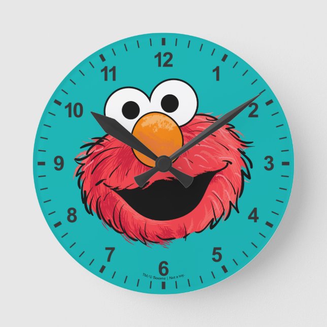 Monster i slutet av artikeln | Elmo Rund Klocka (Framsida)