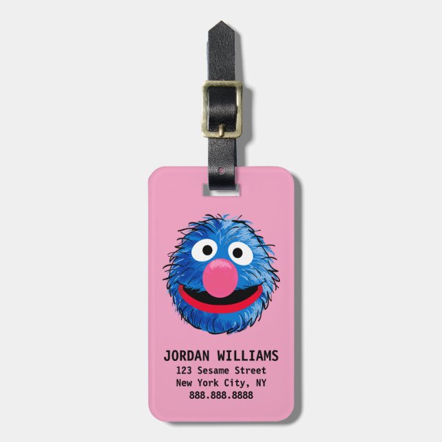 Monster i slutet av artikeln | Grover Bagagebricka (Vertikal Framsida)