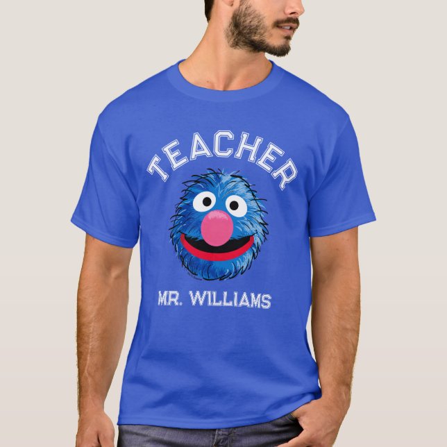 Monster i slutet av artikeln | Grover Teacher T Shirt (Framsida)
