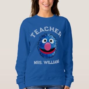 Monster i slutet av artikeln Grover Teacher T Shirt