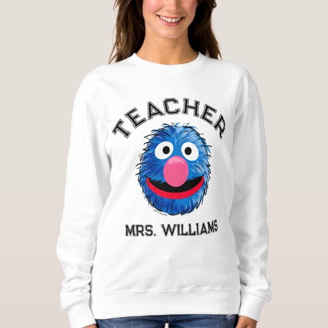 Monster i slutet av artikeln | Grover Teacher T Shirt (Framsida)
