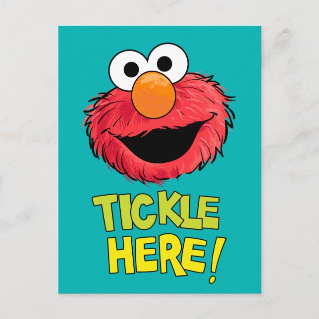 Monster i slutet av den här berättelsen | Elmo Vykort (Framsida)