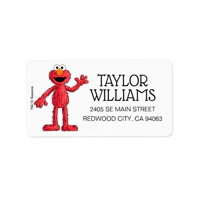 Monster i slutet av den här historien | Gosedjur E Adressetikett (Framsidan)