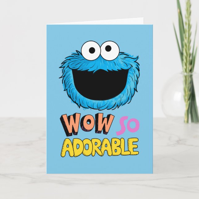 Monster i slutet av denna artikel| Cookie Monster Kort (Framsida)
