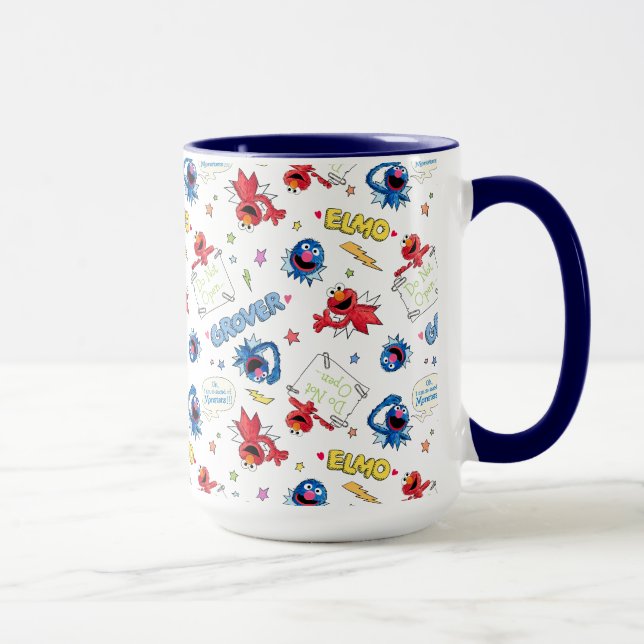 Monster i slutet av denna historia Mönster Mugg (Höger)