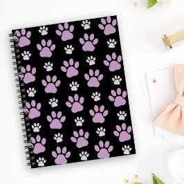 Mönster i Tass, Lilac Tass, Hund, Tass, Tass avtry Anteckningsbok