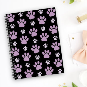 Mönster i Tass, Lilac Tass, Hund, Tass, Tass avtry Anteckningsbok