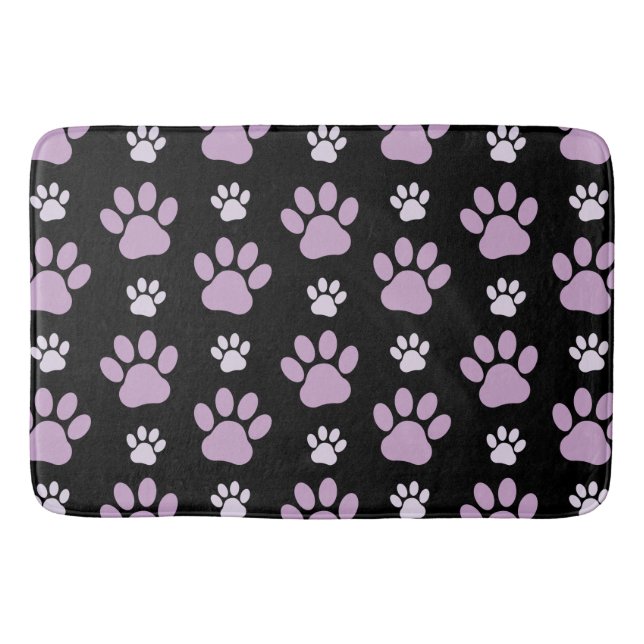 Mönster i Tass, Lilac Tass, Hund, Tass, Tass avtry Badrumsmatta (Framsidan)