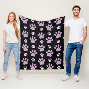 Mönster i Tass, Lilac Tass, Hund, Tass, Tass avtry Fleecefilt