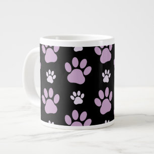 Mönster i Tass, Lilac Tass, Hund, Tass, Tass avtry Jumbo Mugg