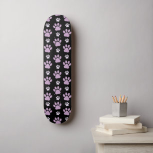 Mönster i Tass, Lilac Tass, Hund, Tass, Tass avtry Mini Skateboard Bräda 18,5 Cm
