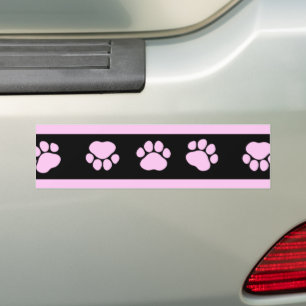 Mönster i Tass, Rosa Tass, Hund, Tass, animaliska Bildekal