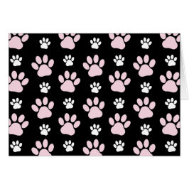 Mönster i Tass, Rosa Tass, Hund, Tass, animaliska  Hälsningskort