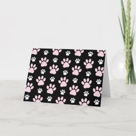 Mönster i Tass, Rosa Tass, Hund, Tass, animaliska  Kort
